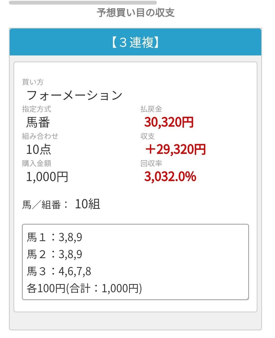 07 03 浦和4r 3連単15点 Sasya Note