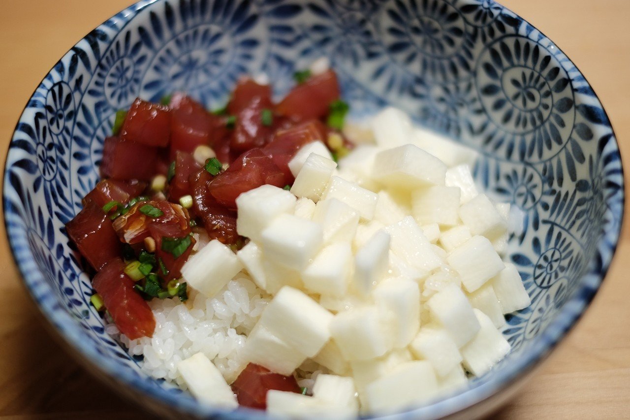 主役は山芋じゃなく マグロ です マグロ丼ですから ハタモト Note 主役は山芋じゃなく マグロ です マグロ丼ですから ハタモト Note