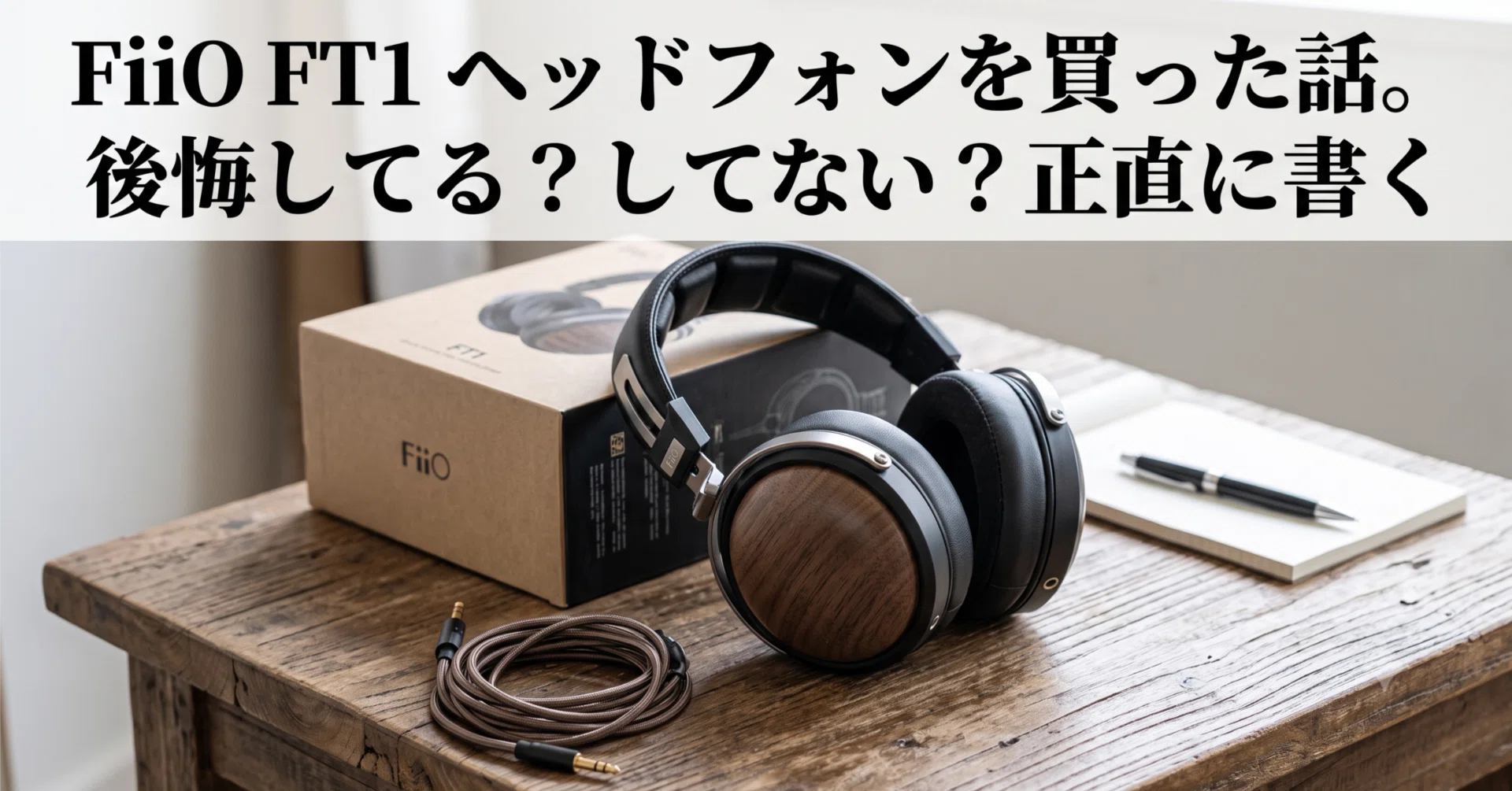 FiiO FT1 ヘッドフォンを買った話。後悔してる？してない？正直に書く