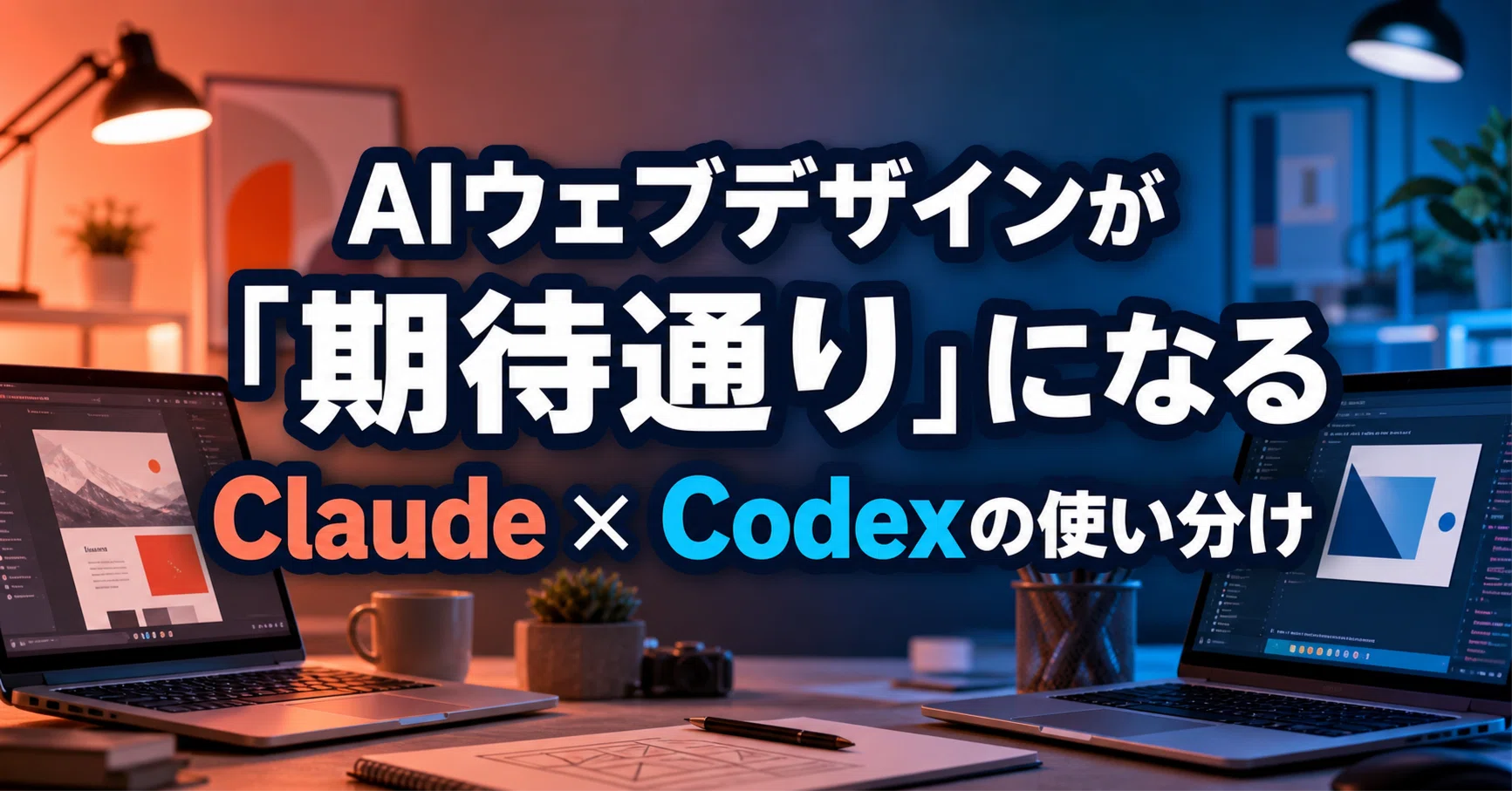 AIウェブデザインが「期待通り」になるClaude × Codexの使い分け｜上野