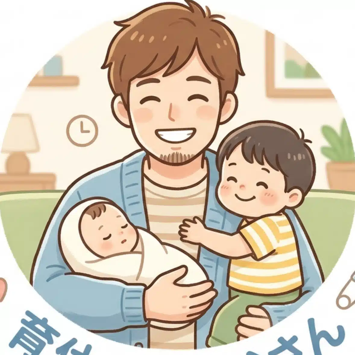 育休1年お父さん
