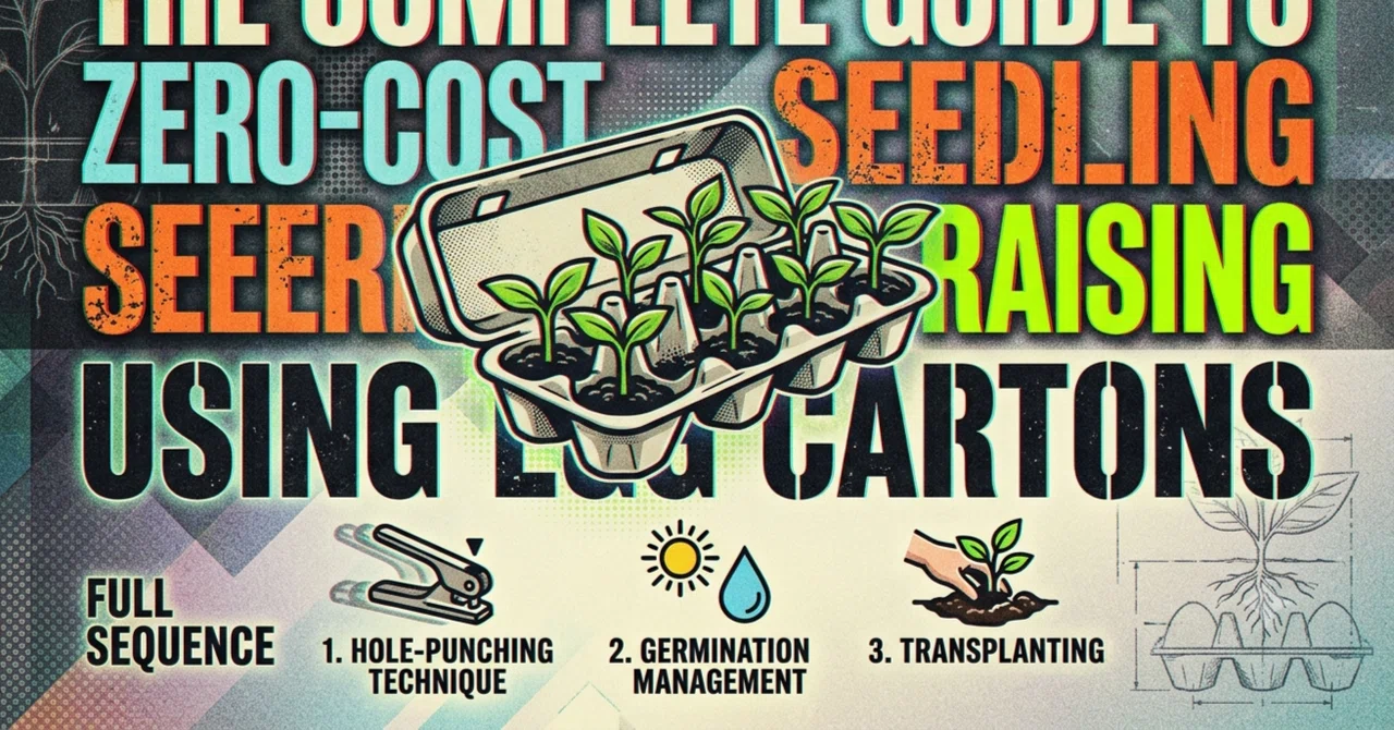 The Complete Guide to Zero-Cost Seedling Starting with Egg Cartons ...
