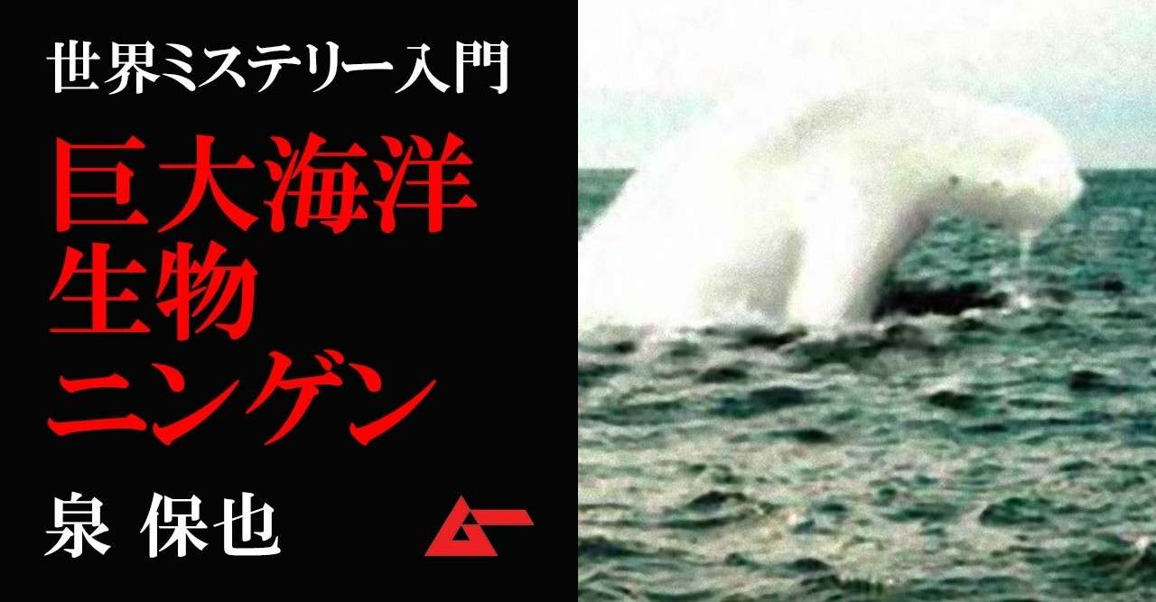 海棲巨大生物ニンゲンの生態と正体 ミステリー入門 ムーplus
