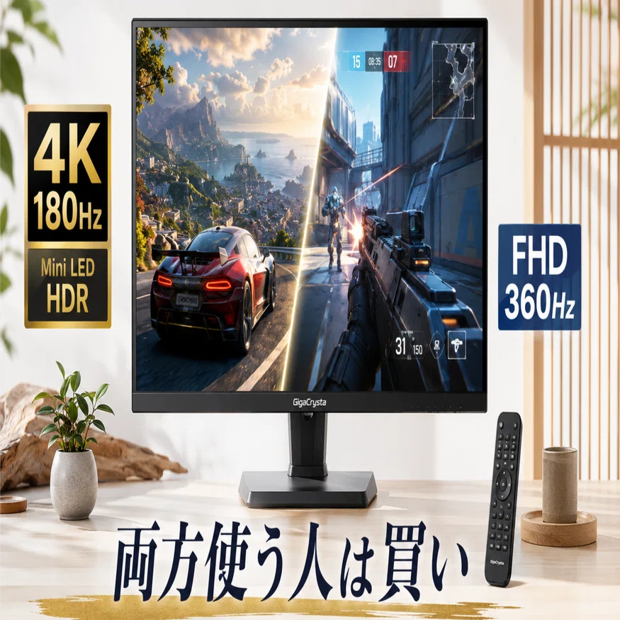 GigaCrysta S LCD-GDU271JLAQD Review | Is it worth combining 4K