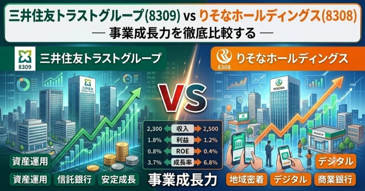 Sumitomo Mitsui Trust Group (8309) vs. Resona Holdings (8308) — A ...