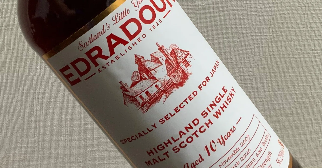 エドラダワー 2009 10年 カスクストレングス - EDRADOUR 2009 エドラダワー 2009 10年 カスクストレングス - EDRADOUR 2009