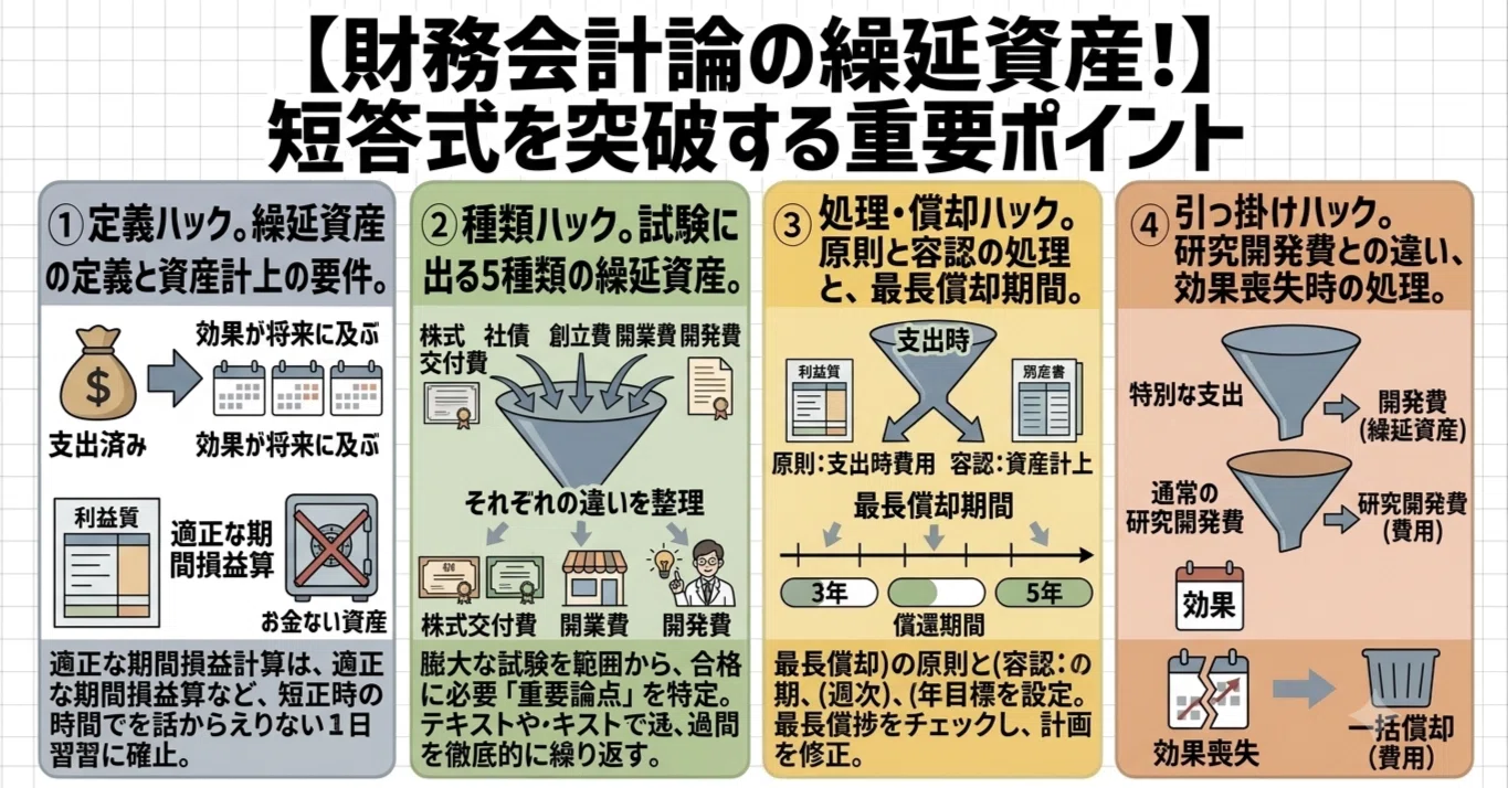財務会計論の繰延資産！短答式を突破する重要ポイント｜マド〜公認