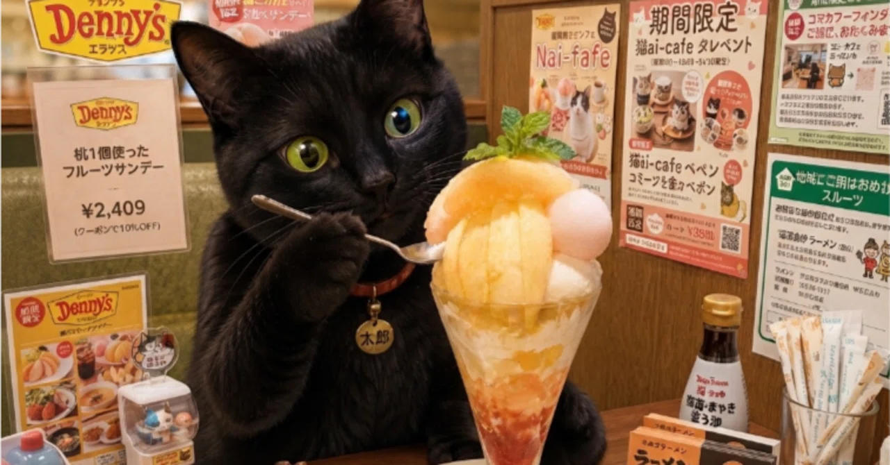 黒猫たろう叔父出品 AI協業小説：「黒猫太郎ものがたり」その⑧ー今日の主役は「黒猫太郎