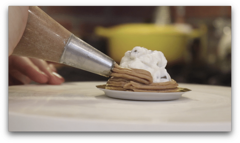 甘酸っぱい恋の味 さくらんぼのモンブランの作り方 Cherry Mont Blanc Raluのパティシエ講座 43 Ralu Note