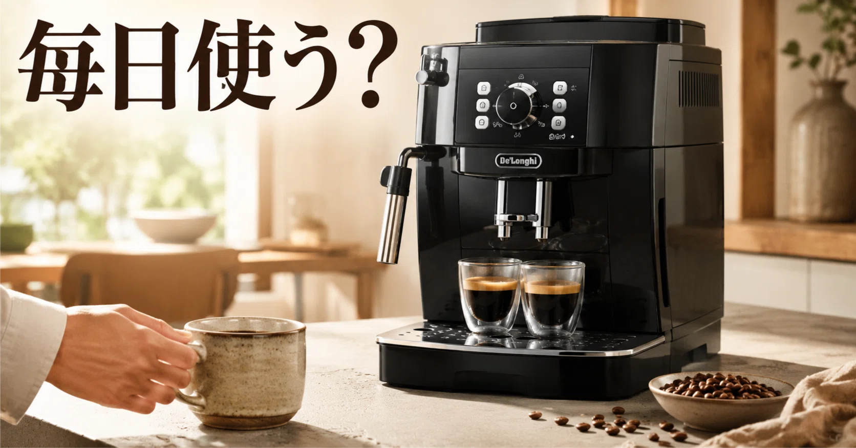 デロンギ マグニフィカSは後悔する？｜だいたい焚き火のせい