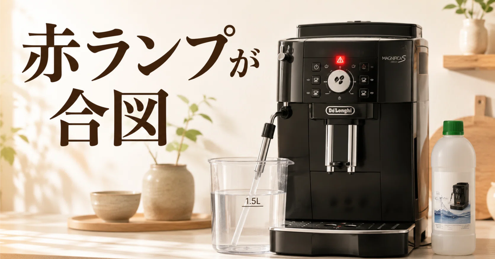 マグニフィカSの石灰除去はいつ必要？｜だいたい焚き火のせい