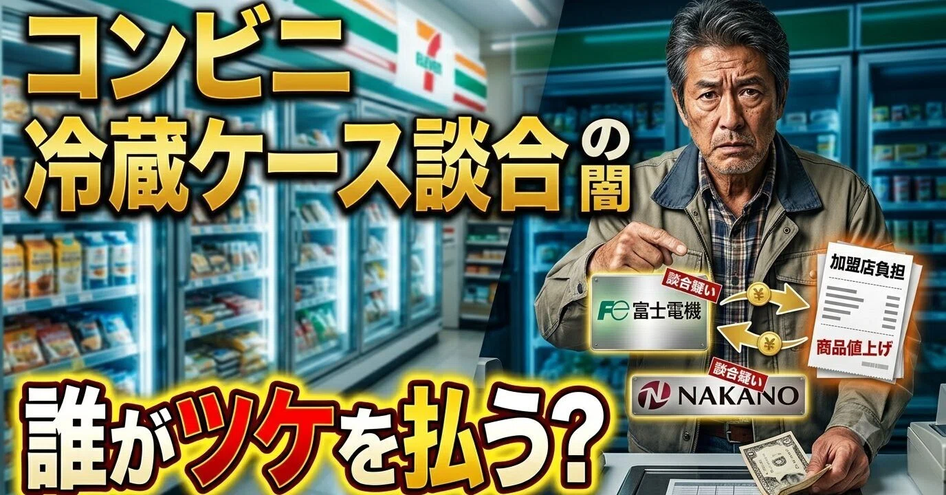 このツケは誰が払うのか？コンビニ冷蔵ケース談合】｜小林 久 (元