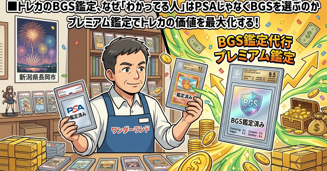 日本語版直観bgs鑑定9.5世界3枚 □トレカのBGS鑑定、なぜ「わかってる人」はPSAじゃなくBGSを選ぶのか｜YSD