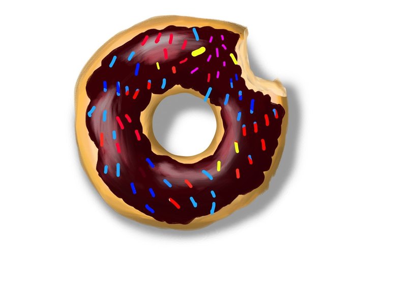Adobe Fresco で ドーナツを描いてみた 解説動画を見ながら Ipadのおべんきょう アイコ あいびより Note
