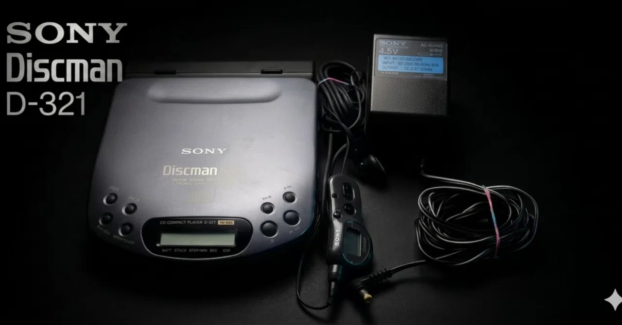 レトロガジェットシリーズ】 SONY Discman D-321という超レアな一台に