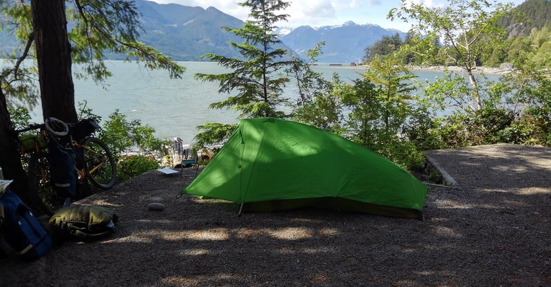 自転車でカナダ アラスカを旅した話 5キャンプ初日 にしとれ Note