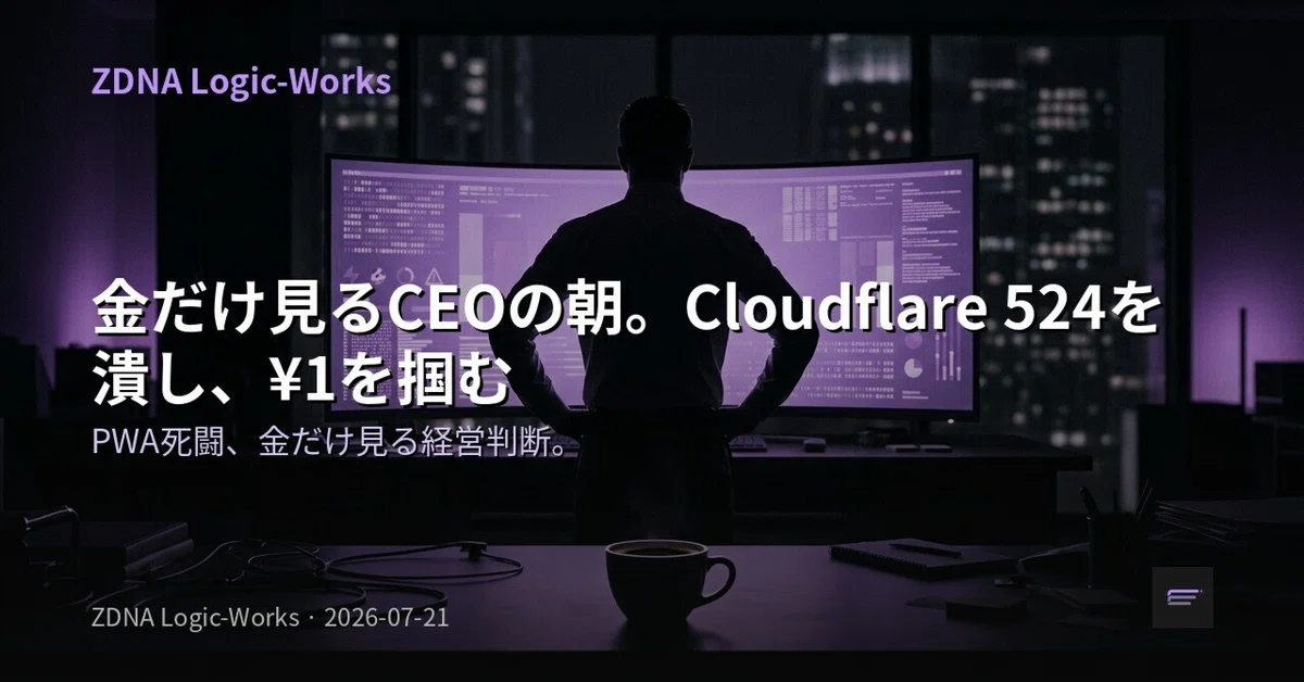 ZDNA Logic-Works Technical Commentary｜ZeNx
