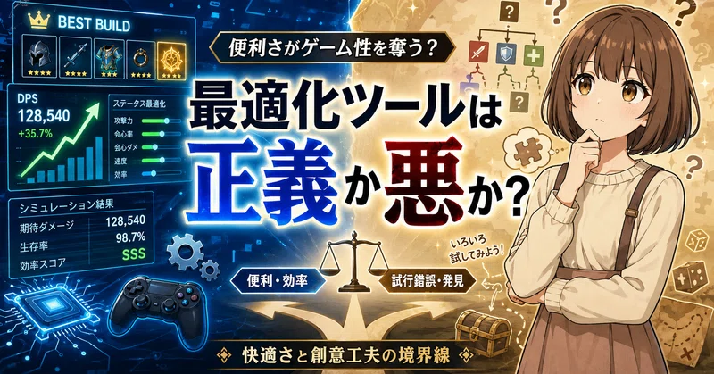 最適化ツールは正義か悪か？