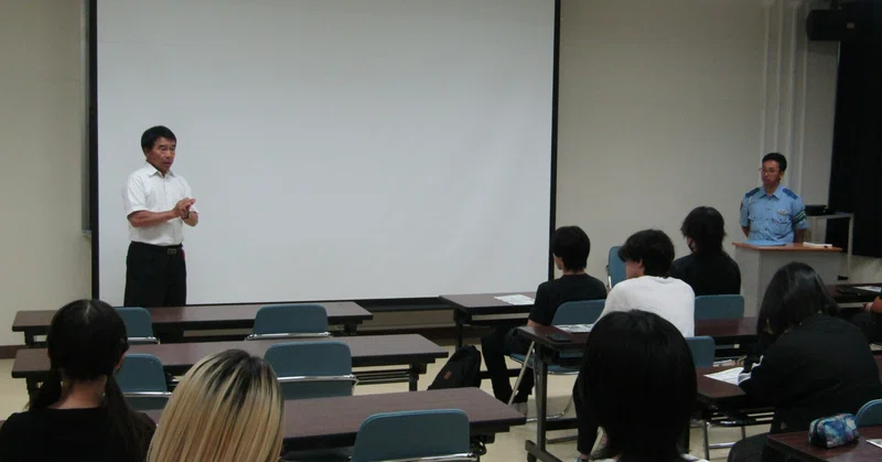【新宮高校 夜間定時制】交通安全講話・交通安全テストを実施　～自転車事故を「自分事」として考える機会に～(7月16日)