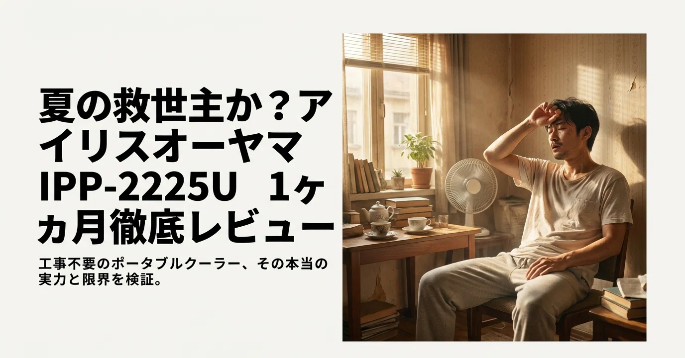 アイリスオーヤマIPP-2225Uを1ヶ月使ってみた正直な感想｜ポータブル
