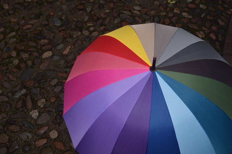 Canva - Top View of Colorful Umbrella - コピー