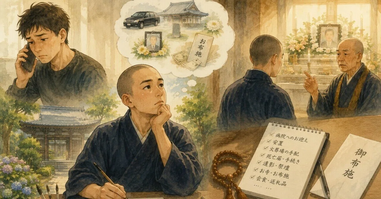 喪主になるその日までに、読んでほしい話。｜若僧の教訓話＊32｜そっ