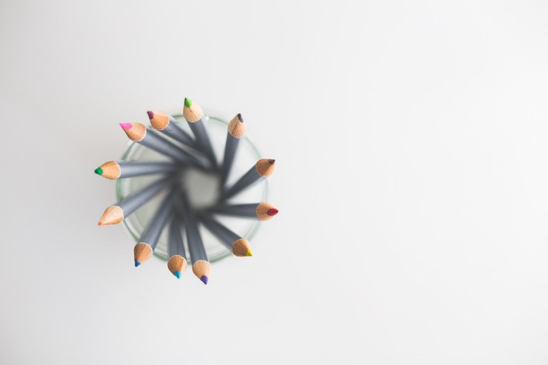 Canva - Top view of colored pencils - コピー