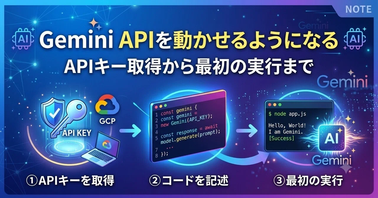 2026/07最新】プログラミング知識ゼロでGemini APIを動かす｜悠々自適