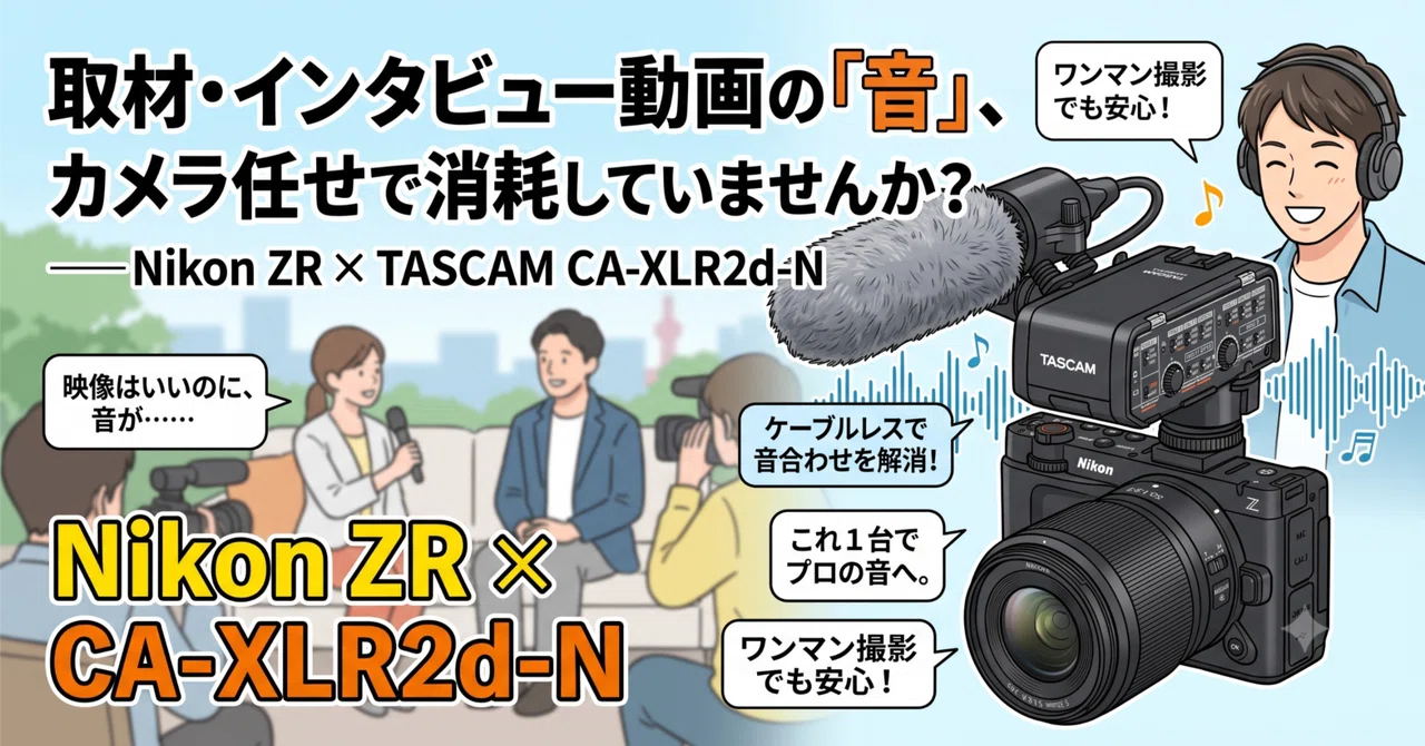 Nikon Note Audio Are you exhausted by leaving the 'audio' of your coverage and interview ...