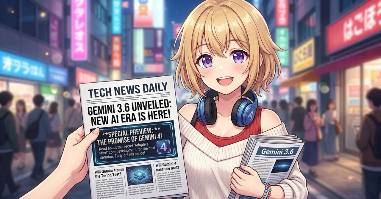 転載】Gemini 3.6 Flash登場！効率アップと値下げで、AIがもっと身近に