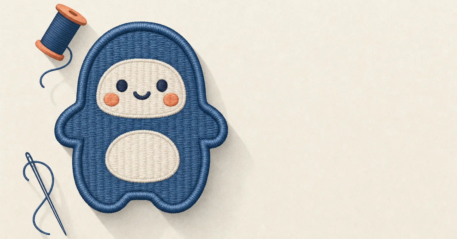 自作キャラやロゴが“本物みたいな刺繍ワッペン”になる話｜真の社内ニート
