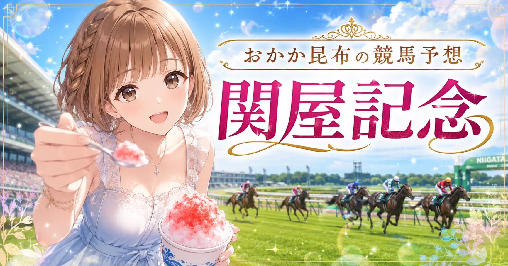 予想：本命⑫ランスオブカオス】2026.7.26（日）新潟7R GⅢ 関屋記念