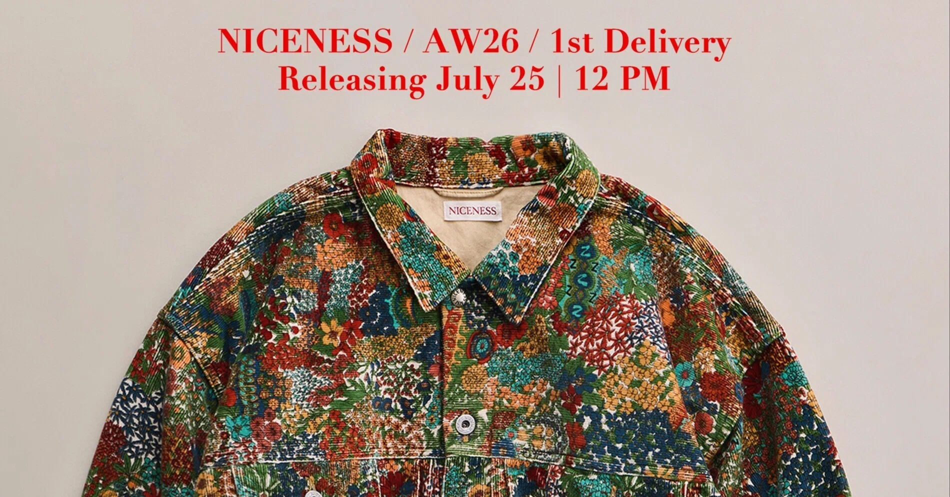 NICENESS 26 A/W Delivery｜THIRTY' THIRTY'