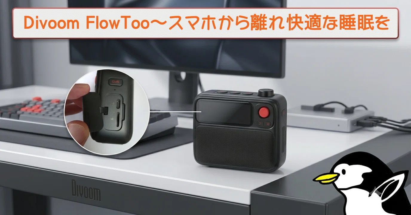 Divoom FlowToo』デジタルデトックスで快適な睡眠を🐏🌙 Speaker