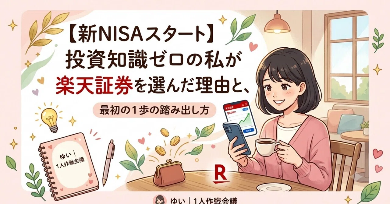 [New NISA Start] Why I, with Zero Investment Knowledge, Chose Rakuten ...