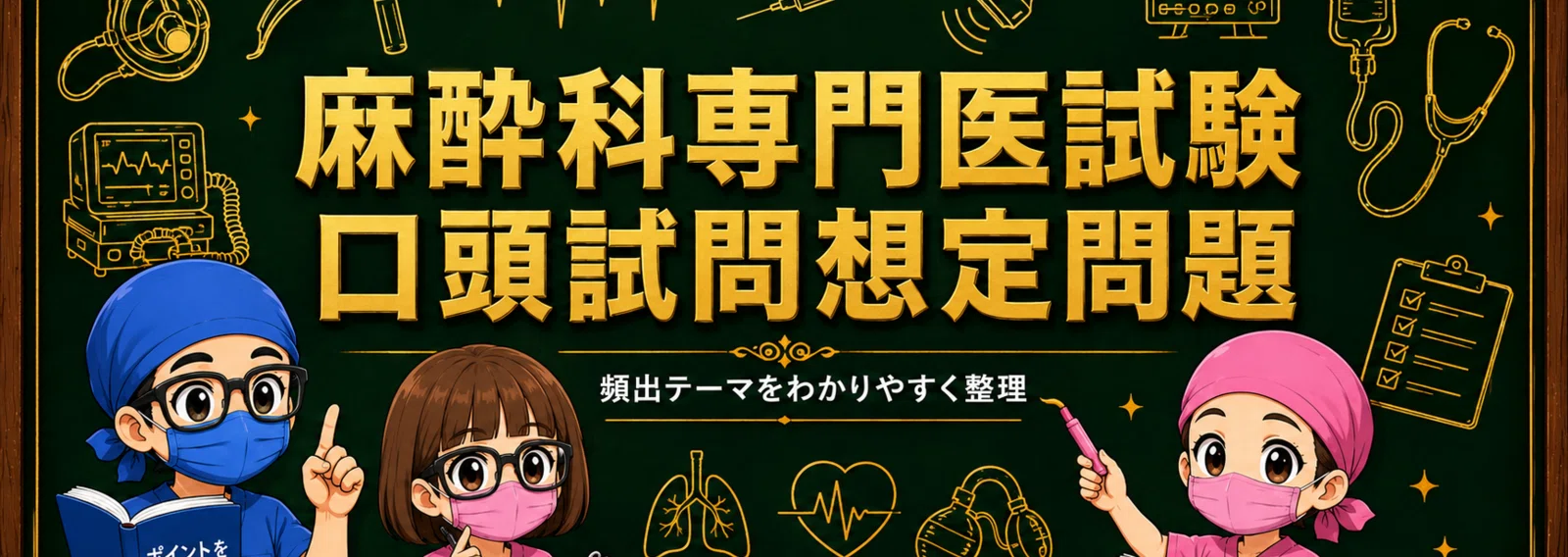 さらりーまん麻酔科医 | 麻酔科専門医試験対策•周術期管理チーム・青本