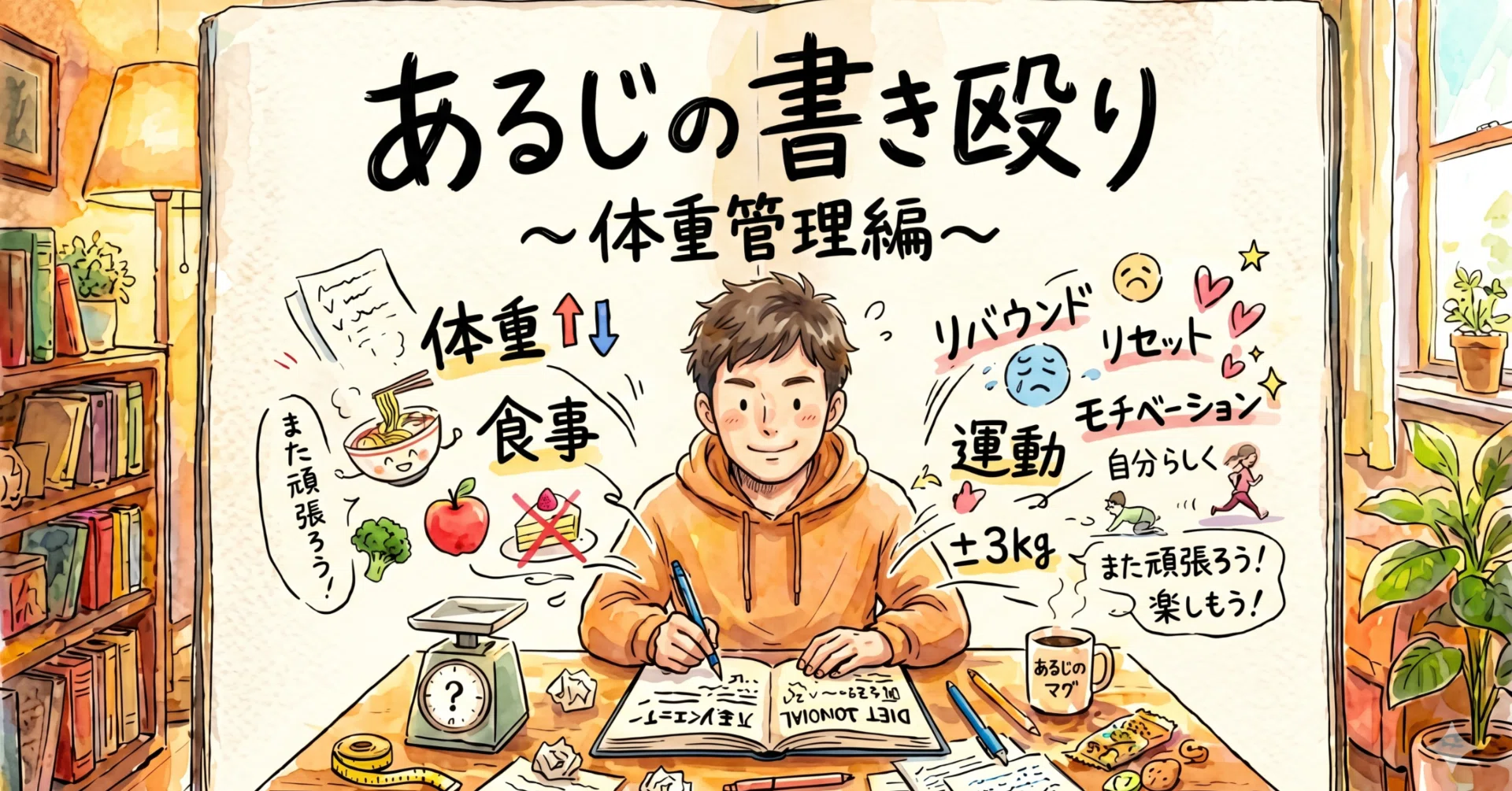 ダイエット日記】あるじの書き殴り〜体重管理編 day28〜｜ふっくしゅーたー
