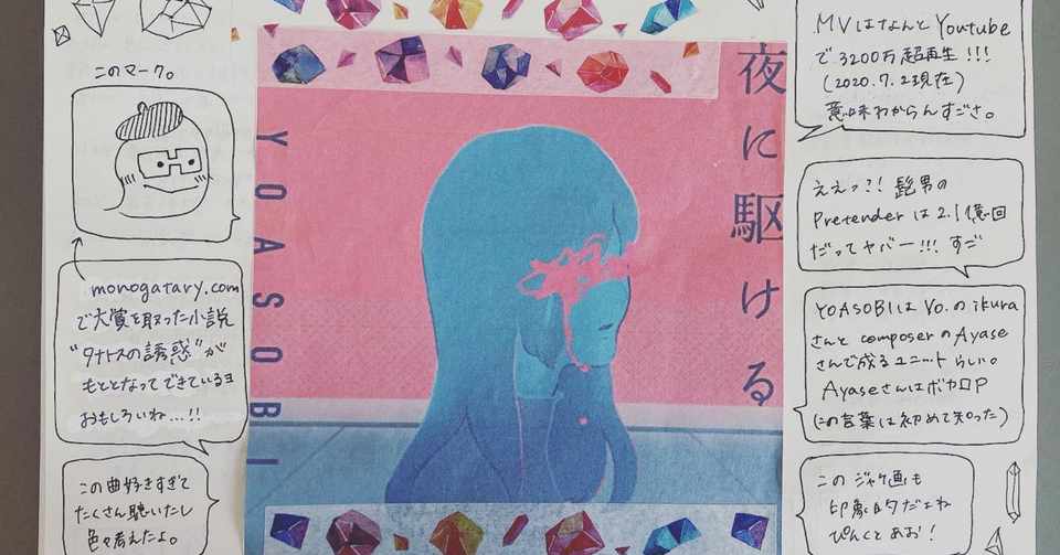 夜に駆ける 歌詞楽曲解釈 Asuka Note