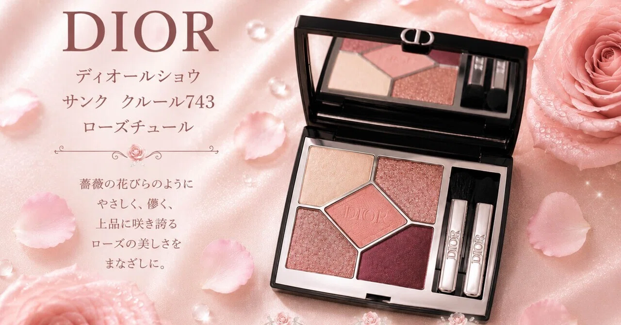 Eyeshadow for 40s, Warm Spring] I bought the Dior Diorshow 5