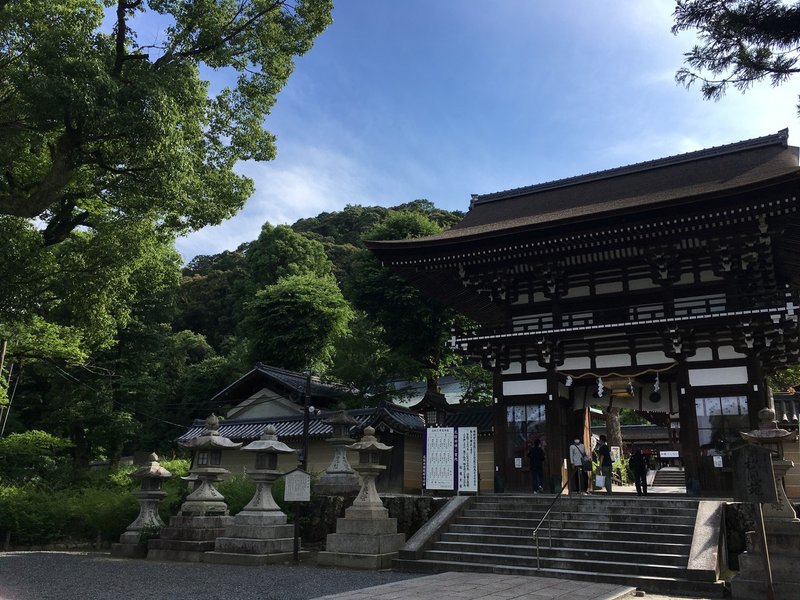 6 松尾大社参拝 赤いくちばし Note