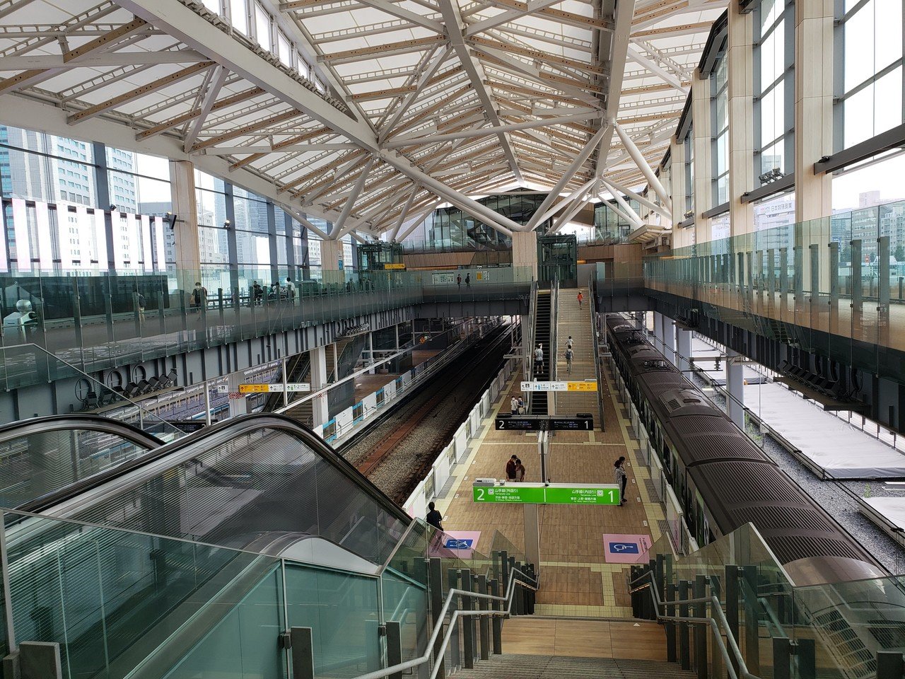高輪ゲートウェイ駅で途中下車してみた 建築探訪no 02 建築士のゲン Note