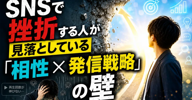 【スキルはあるのに案件ゼロのあなたへ】デザインや文章力があるのにSNSで挫折する人が見落としている「相性×発信戦略」の壁