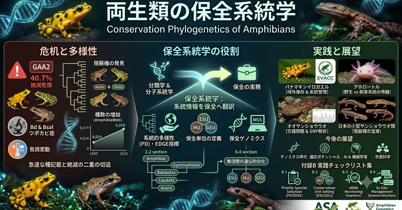 両生類の保全系統学｜platypus2000jp