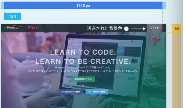 Html Css Progate道場コース中級編 Headerのレイアウト Lorchm Note