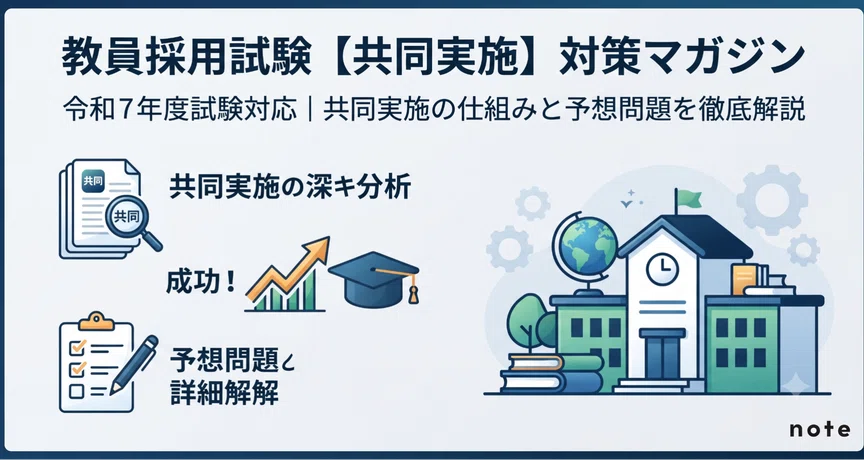 教員採用試験【共同実施】対策マガジン｜教員採用試験 合格セミナー
