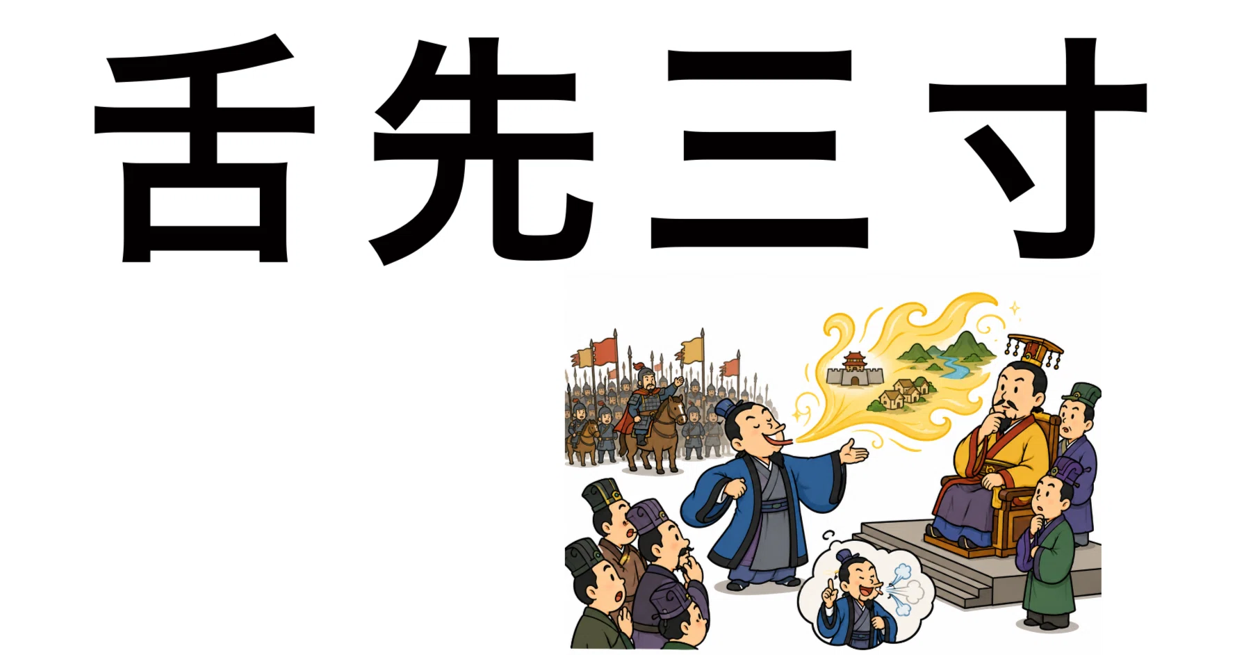 舌先 三 寸 と は