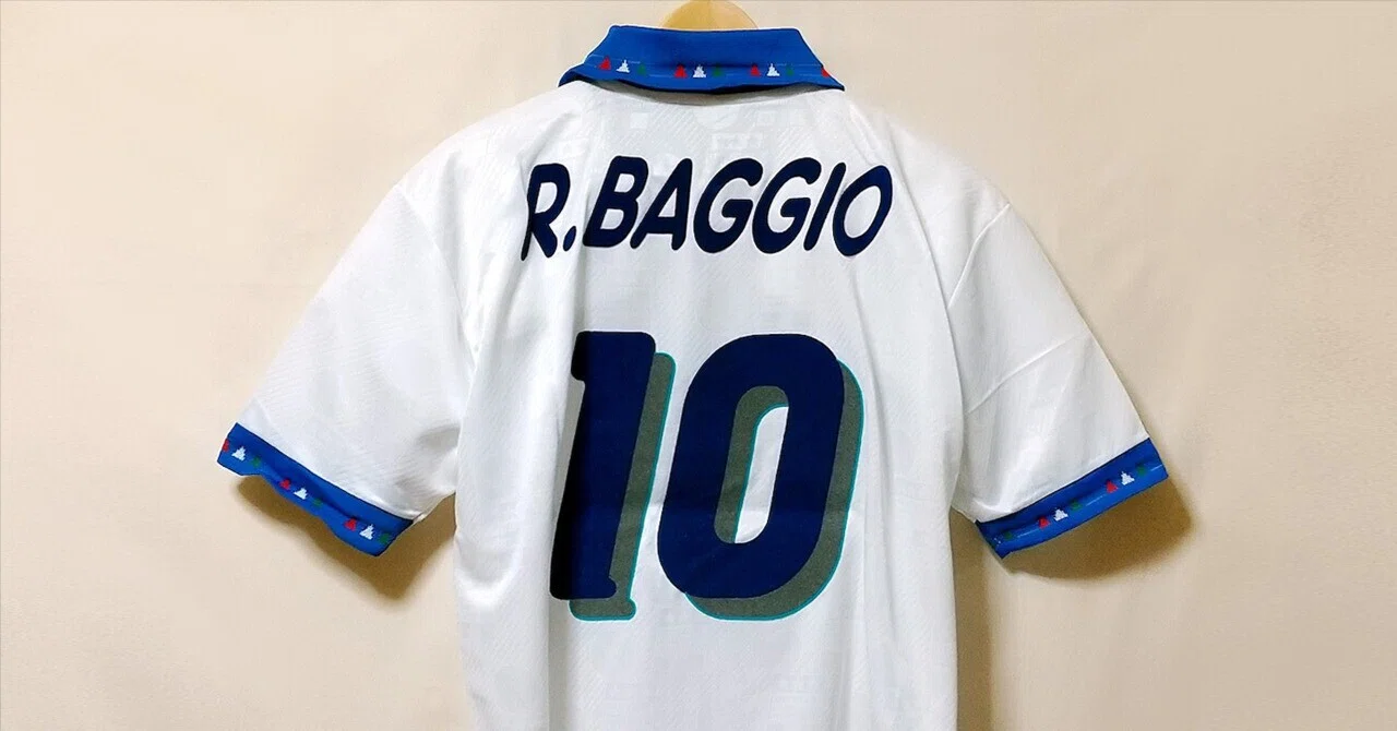 ロベルト・バッジョ、英雄に！イタリア代表の1994W杯ユニフォームを完