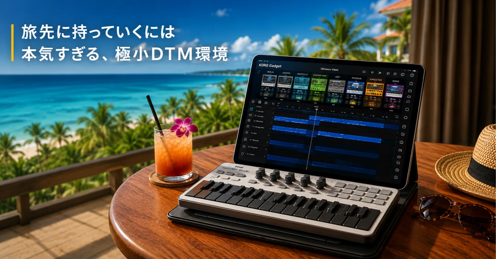 The World's Smallest DTM Setup as Conceived by a DAW Nerd｜伊藤 勇気