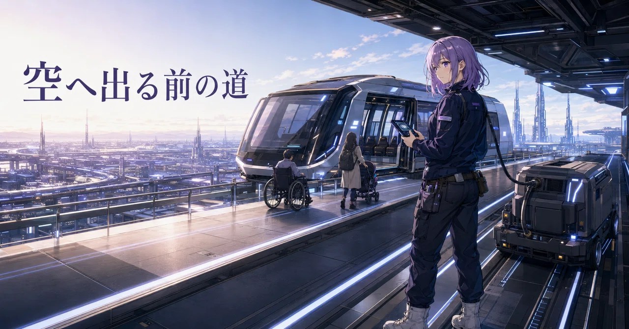 空へ出る前の道|現実のニュースをアークシティへ