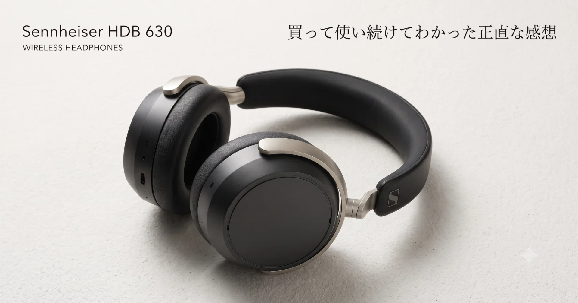 ゼンハイザー(Sennheiser) ワイヤレスヘッドホン HDB 630レビュー